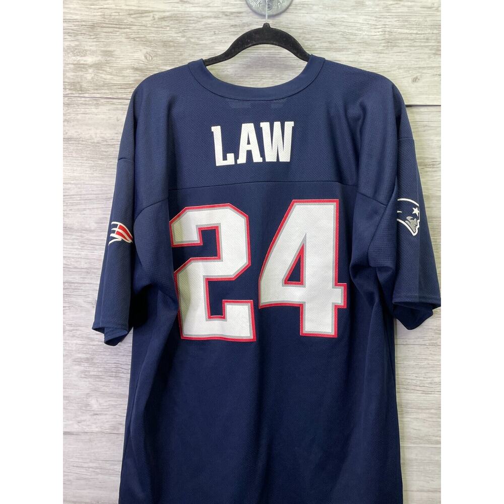 Ty Law Jersey‎ Mens XL New England Patriots NFL Short Sleeve Vintage - Picture 8 of 8